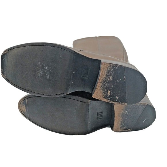 Frye Jordan Strap Tall Leather Riding Boots Womens Size 6 B Brown Worn Twice - Picture 5 of 6